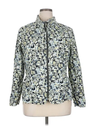 Pre-owned Christopher & Banks Jacket In Blue