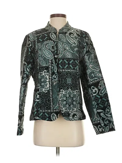 Pre-owned Christopher & Banks Jacket In Blue