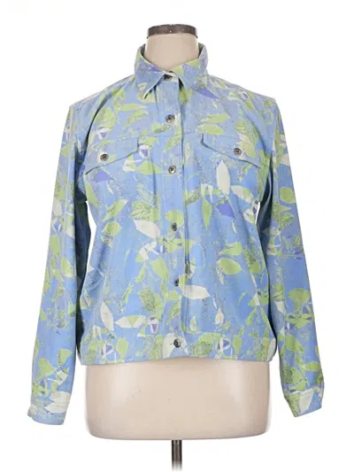 Pre-owned Christopher & Banks Jacket In Blue