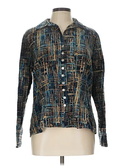 Pre-owned Christopher & Banks Jacket In Blue