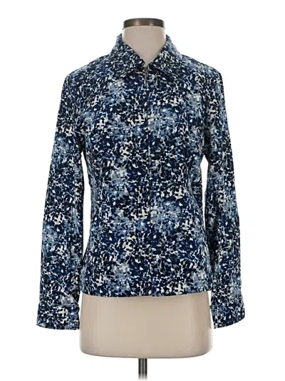 Pre-owned Christopher & Banks Jacket In Blue
