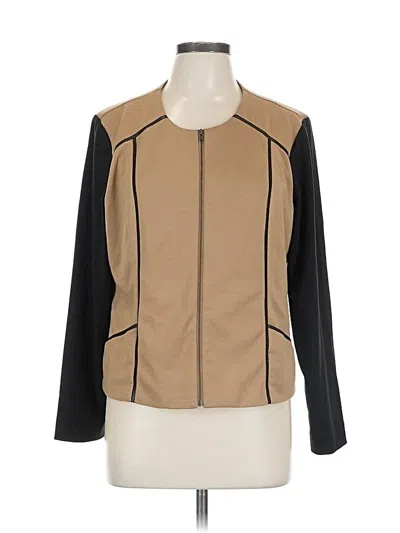 Pre-owned Christopher & Banks Jacket In Brown