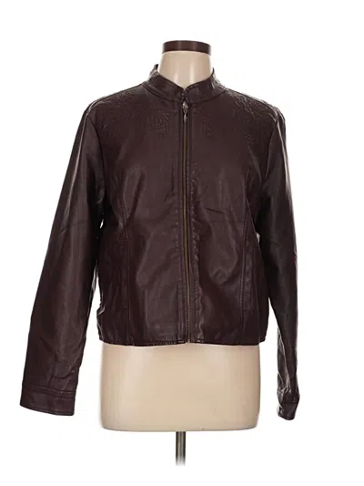Pre-owned Christopher & Banks Jacket In Brown