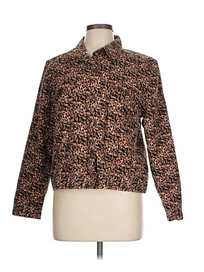 Pre-owned Christopher & Banks Jacket In Brown