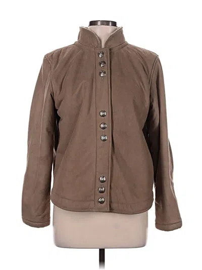 Pre-owned Christopher & Banks Jacket In Brown
