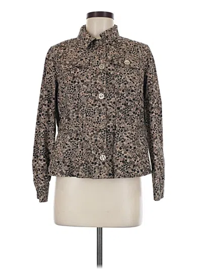 Pre-owned Christopher & Banks Jacket In Brown