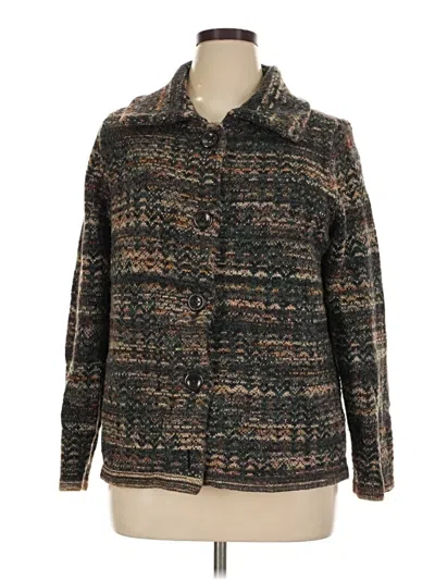 Pre-owned Christopher & Banks Jacket In Brown