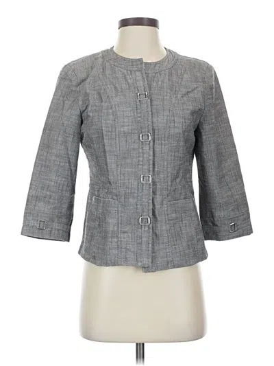 Pre-owned Christopher & Banks Jacket In Gray