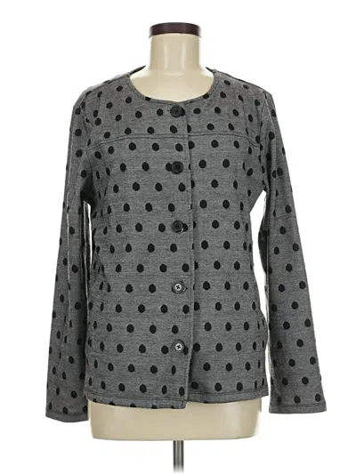 Pre-owned Christopher & Banks Jacket In Gray