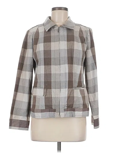 Pre-owned Christopher & Banks Jacket In Gray