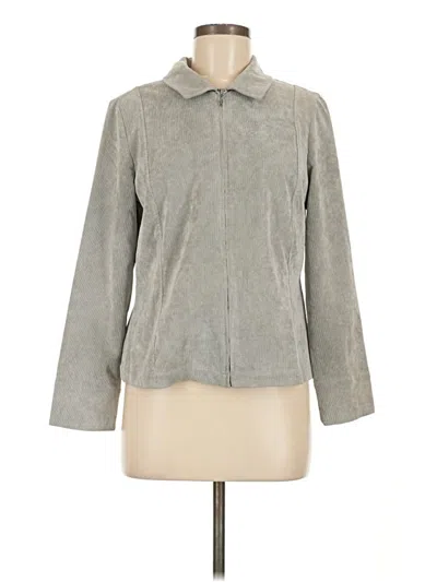 Pre-owned Christopher & Banks Jacket In Gray