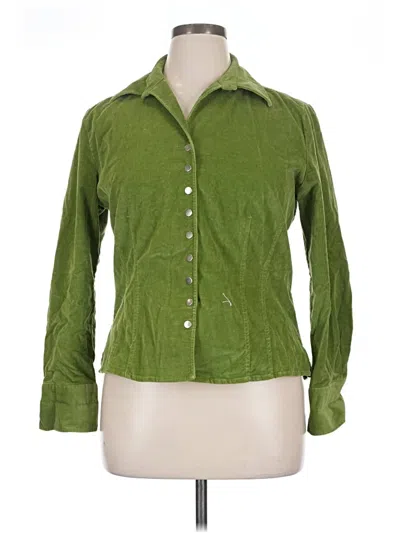 Pre-owned Christopher & Banks Jacket In Green