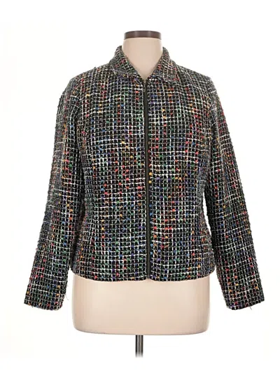 Pre-owned Christopher & Banks Jacket In Green