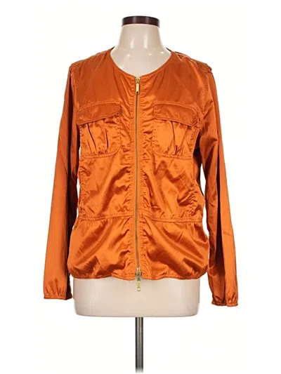 Pre-owned Christopher & Banks Jacket In Orange