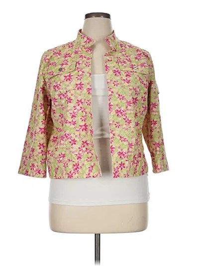 Pre-owned Christopher & Banks Jacket In Pink