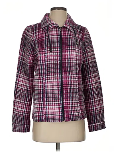 Pre-owned Christopher & Banks Jacket In Purple