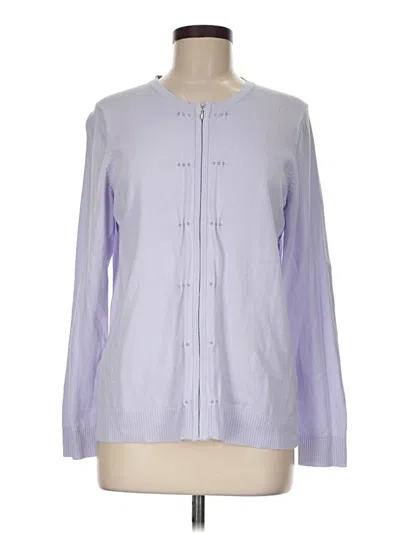 Pre-owned Christopher & Banks Jacket In Purple