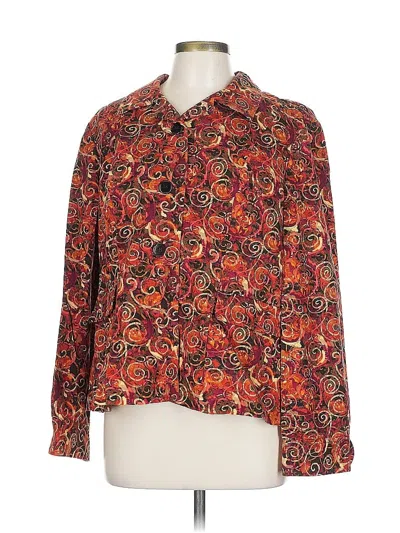 Pre-owned Christopher & Banks Jacket In Red