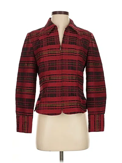 Pre-owned Christopher & Banks Jacket In Red