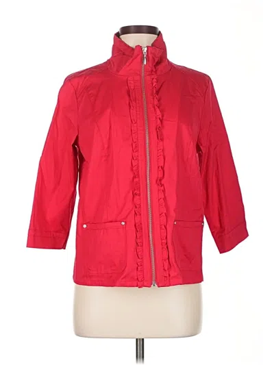 Pre-owned Christopher & Banks Jacket In Red