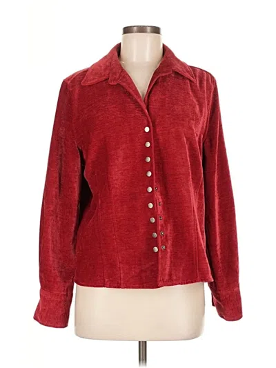 Pre-owned Christopher & Banks Jacket In Red