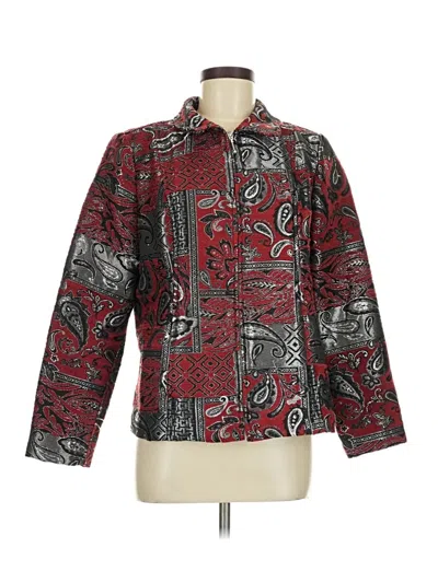 Pre-owned Christopher & Banks Jacket In Red