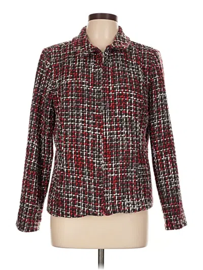 Pre-owned Christopher & Banks Jacket In Red