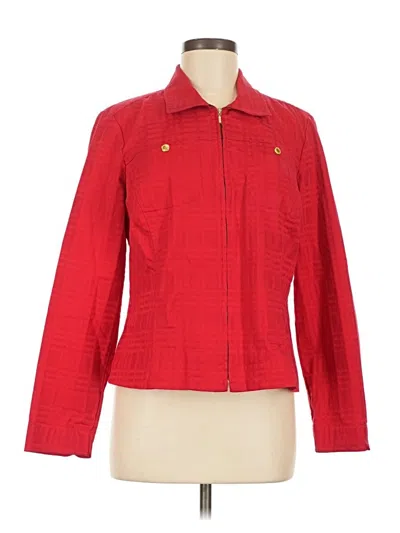 Pre-owned Christopher & Banks Jacket In Red