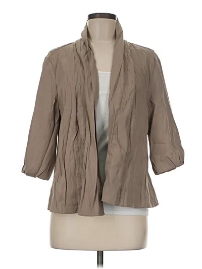 Pre-owned Christopher & Banks Jacket In Tan
