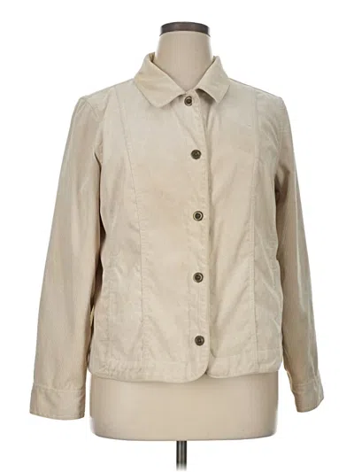 Pre-owned Christopher & Banks Jacket In White