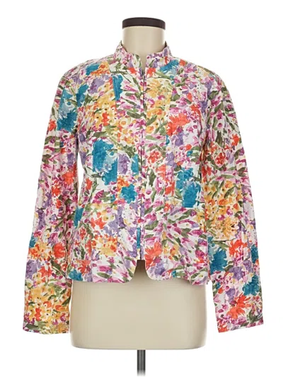 Pre-owned Christopher & Banks Jacket In White