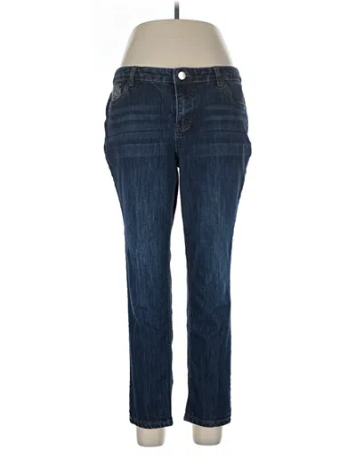 Pre-owned Christopher & Banks Jeans In Blue