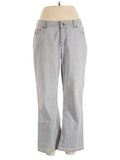 Pre-owned Christopher & Banks Jeans In Gray