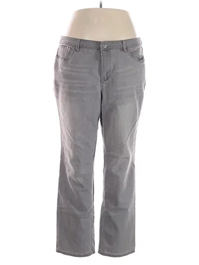 Pre-owned Christopher & Banks Jeans In Gray