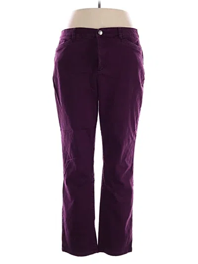 Pre-owned Christopher & Banks Jeans In Purple