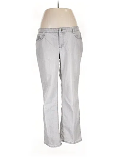 Pre-owned Christopher & Banks Jeans In Silver