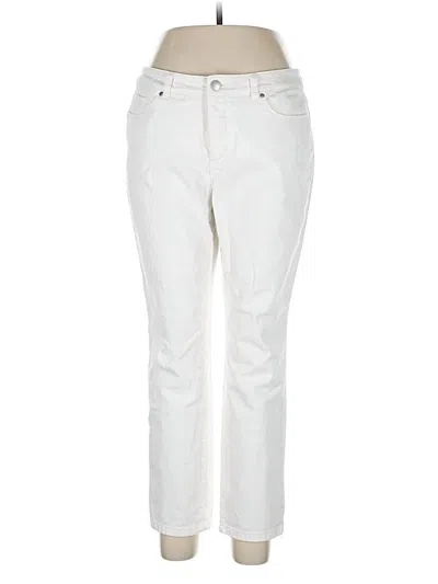 Pre-owned Christopher & Banks Jeans In White