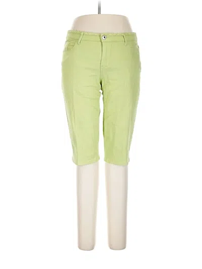 Pre-owned Christopher & Banks Jeggings In Green