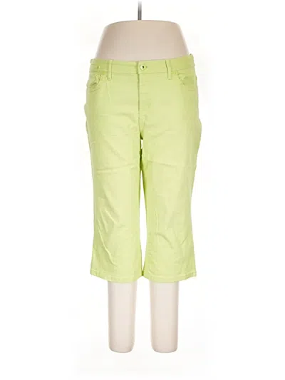 Pre-owned Christopher & Banks Jeggings In Green