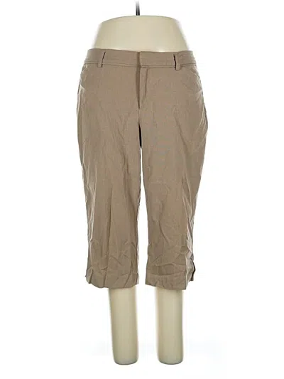 Pre-owned Christopher & Banks Khaki Pant In Brown