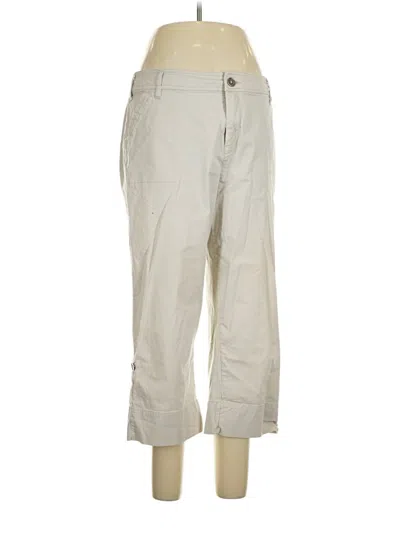 Pre-owned Christopher & Banks Khaki Pant In Brown