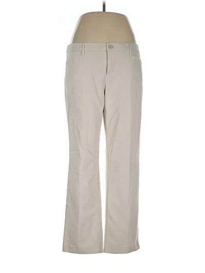 Pre-owned Christopher & Banks Khaki Pant In Tan