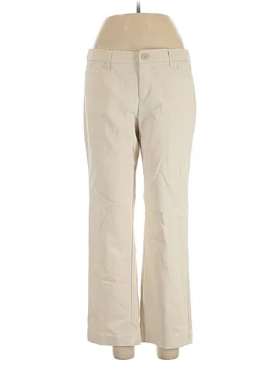 Pre-owned Christopher & Banks Khaki Pant In Tan
