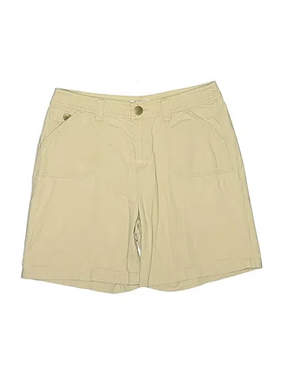 Pre-owned Christopher & Banks Khaki Shorts In Tan