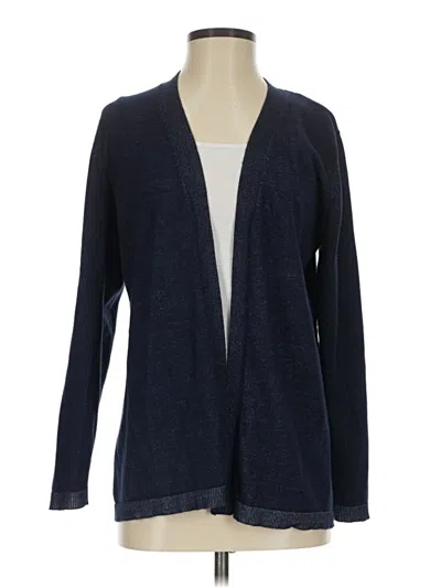 Pre-owned Christopher & Banks Kimono In Blue