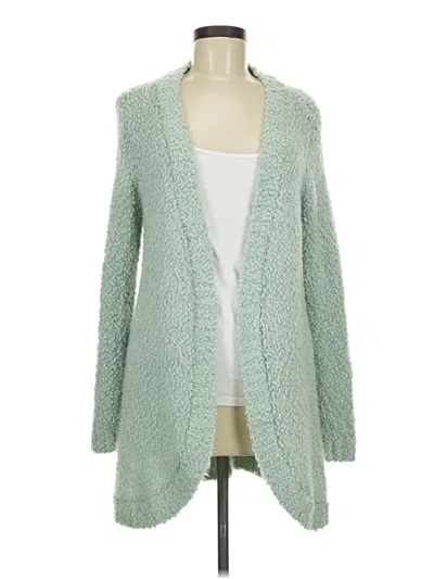 Pre-owned Christopher & Banks Kimono In Green
