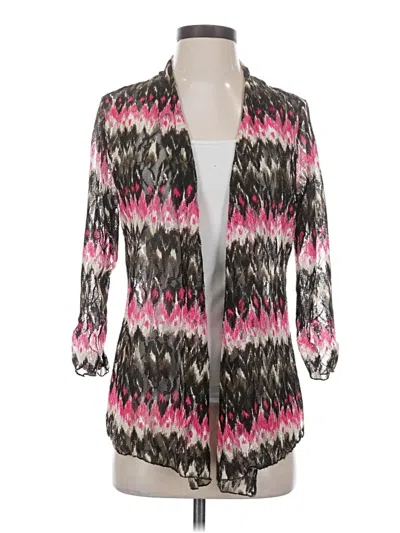 Pre-owned Christopher & Banks Kimono In Pink