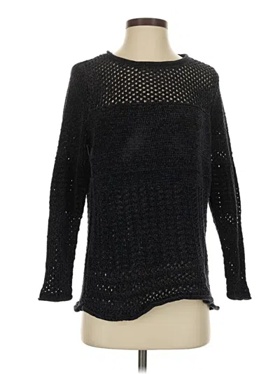 Pre-owned Christopher & Banks Pullover Sweater In Black