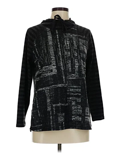 Pre-owned Christopher & Banks Pullover Sweater In Black