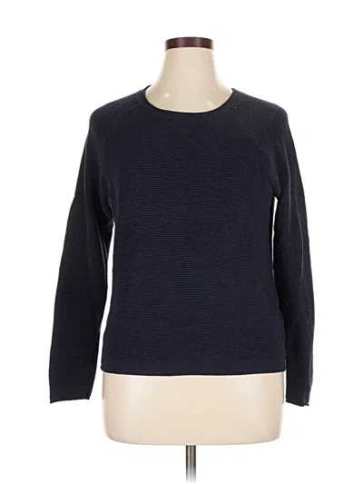 Pre-owned Christopher & Banks Pullover Sweater In Blue